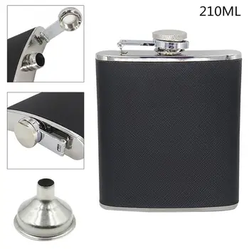 Portable Stainless Steel Hip Flask with Funnel and 210ML Capacity for Festival Gift
Portable Stainless Steel Hip Flask with Funnel and 210ML Capacity for Festival Gift