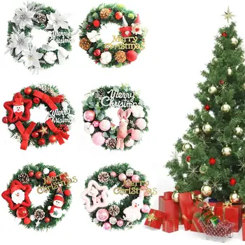 Christmas Wreaths Artificial Garland Door Hanging New Year Gifts Ornament Decorative Supplies For Christmas Party Decoration
Christmas Wreaths Artificial Garland Door Hanging New Year Gifts Ornament Decorative Supplies For Christmas Party Decoration