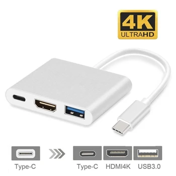 USB 3.1 Type C To HDMI Type-C USB 3.0 4K USB-C HUB Adapter Type-C Extender HD 4K Male to Female for Macbook Air Converter
USB 3.1 Type C To HDMI Type-C USB 3.0 4K USB-C HUB Adapter Type-C Extender HD 4K Male to Female for Macbook Air Converter