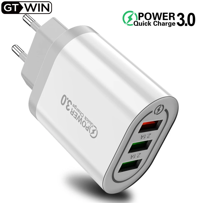 USB Charger Quick Charge 3.0 QC Fast Wall Charging Mobile Phone Adapter For iPhone 7 8 6 Plus X XR XS Max For samsung S10 S9 S8
USB Charger Quick Charge 3.0 QC Fast Wall Charging Mobile Phone Adapter For iPhone 7 8 6 Plus X XR XS Max For samsung S10 S9 S8