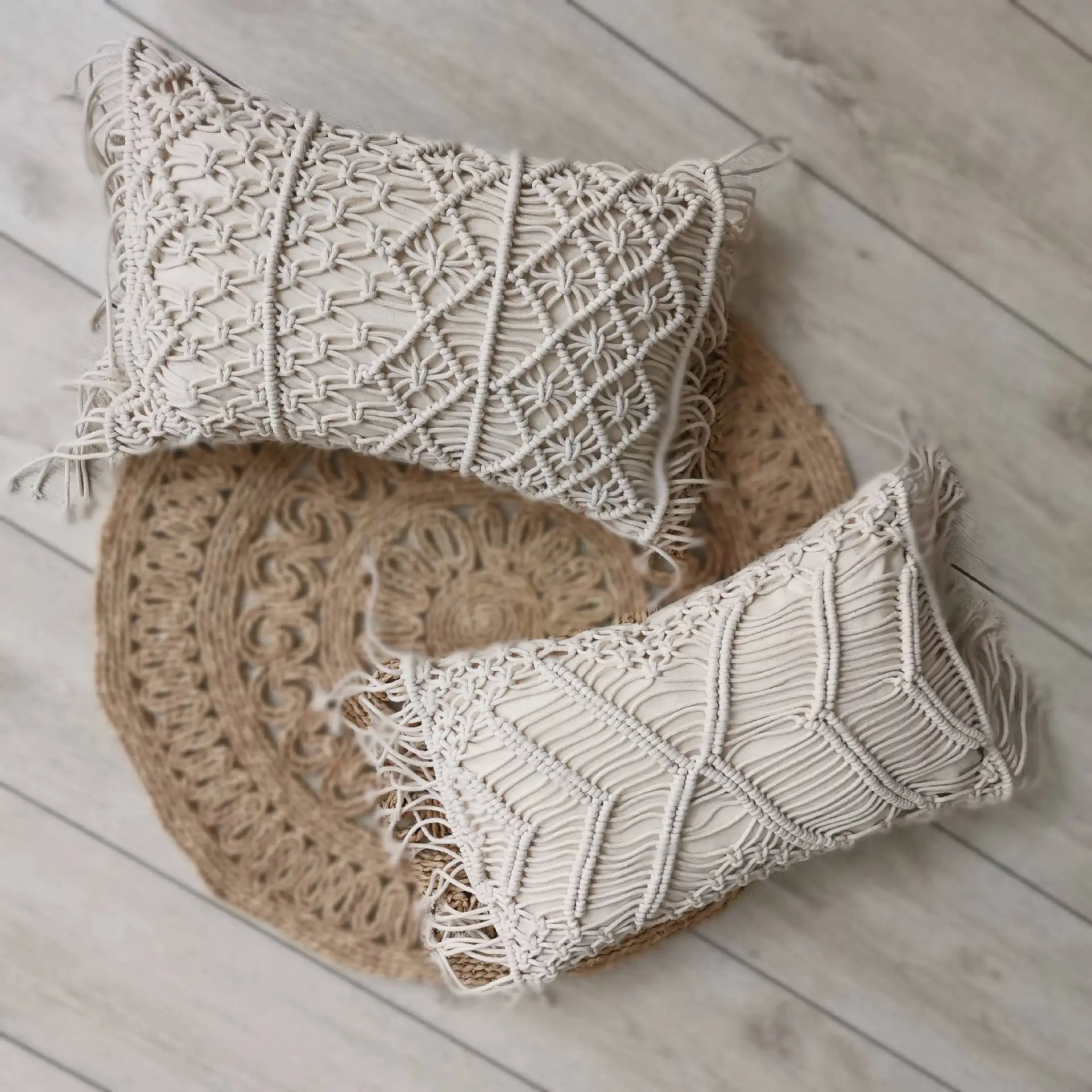 2019 New 30x50cm Macrame Hand-woven Cotton Thread Pillow Covers Sofa Cushion Cover Decorative Pillowcases Home Textile Almofadas
2019 New 30x50cm Macrame Hand-woven Cotton Thread Pillow Covers Sofa Cushion Cover Decorative Pillowcases Home Textile Almofadas