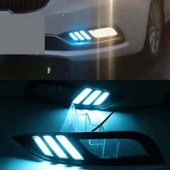 1 Pair Led Daytime Running Lights DRL fog lamp cover with Yellow Turning Signal Function For Kia K3 Cerato 2013 2014 2015 2016
1 Pair Led Daytime Running Lights DRL fog lamp cover with Yellow Turning Signal Function For Kia K3 Cerato 2013 2014 2015 2016
