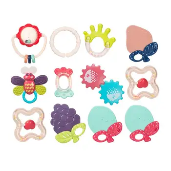 1 Set of 12pcs Rattles Silicone Early Educational Cartoon Adorable Hand Rattles Shaking Toy Grab Rattles Teether for Newborn
1 Set of 12pcs Rattles Silicone Early Educational Cartoon Adorable Hand Rattles Shaking Toy Grab Rattles Teether for Newborn