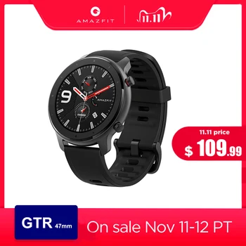 New Amazfit GTR Smart Watch 42mm Global Version,5ATM Waterproof Smartwatch 12 Days Battery Music Play Control For Android Ios 
New Amazfit GTR Smart Watch 42mm Global Version,5ATM Waterproof Smartwatch 12 Days Battery Music Play Control For Android Ios