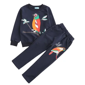 2019 New Spring Autumn Baby Girls Clothing Sets Children Bird Casual Printing Long Pants Sweater Suits For Kids Cartoon Costumes
2019 New Spring Autumn Baby Girls Clothing Sets Children Bird Casual Printing Long Pants Sweater Suits For Kids Cartoon Costumes