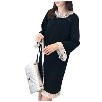 Dress Elegant Breastfeeding Clothes Maternity Dresses Spring And Autumn Long Sleeve Large Size Solid Color Lace Pregnancy Dress
Dress Elegant Breastfeeding Clothes Maternity Dresses Spring And Autumn Long Sleeve Large Size Solid Color Lace Pregnancy Dress