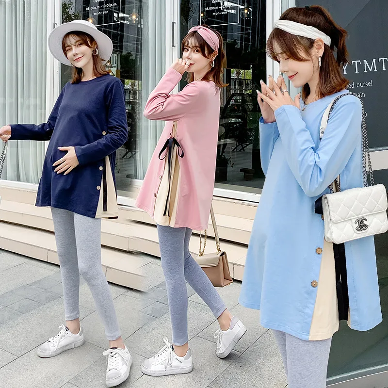 2019 New Fashion Maternity Clothes Sets 2pcs Tops + Pants Long Sleeve T Shirt and Long Pant for Pregnant Women Pregnancy Sets 
2019 New Fashion Maternity Clothes Sets 2pcs Tops + Pants Long Sleeve T Shirt and Long Pant for Pregnant Women Pregnancy Sets