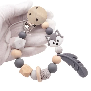 Baby Personalized Handmade Silicone Pacifier Chains Children Customized Pacifier Chain Baby Teether Teething Chain Baby Gifts-
Baby Personalized Handmade Silicone Pacifier Chains Children Customized Pacifier Chain Baby Teether Teething Chain Baby Gifts-