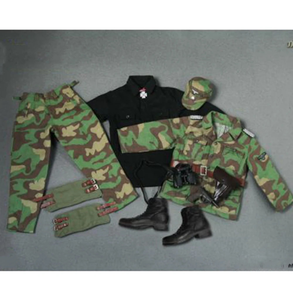 1/6 Male Clothes TC-62025 WWII German camouflage Uniform Suit 12" Inch Action Figure Collectible Toys In Stock
1/6 Male Clothes TC-62025 WWII German camouflage Uniform Suit 12" Inch Action Figure Collectible Toys In Stock