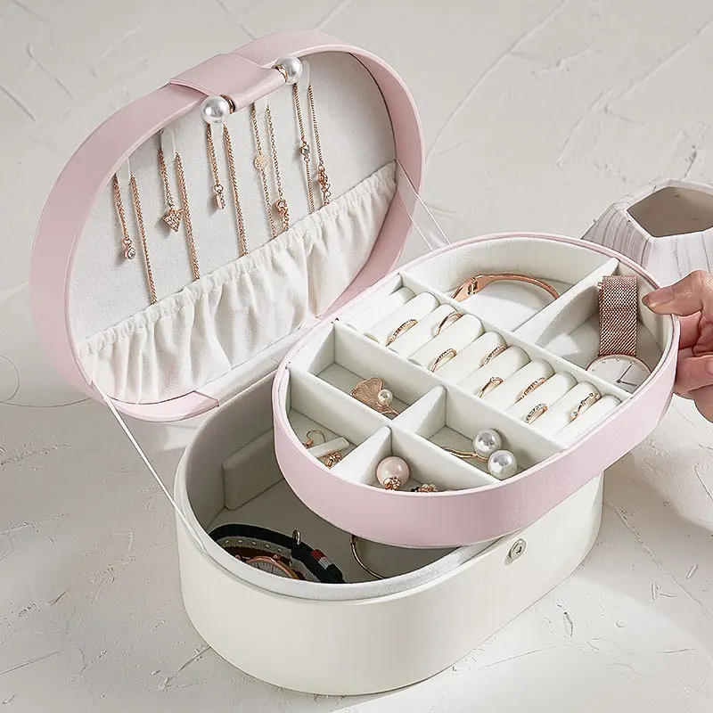 19 New Products-Style Creative Customizable Ellipse Jewlery Box Multilayer Jewlery Box Cosmetic Box Jewelry Box Storage Box
19 New Products-Style Creative Customizable Ellipse Jewlery Box Multilayer Jewlery Box Cosmetic Box Jewelry Box Storage Box