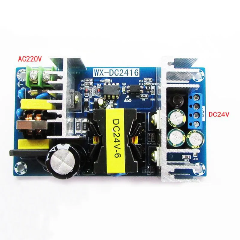 24V6A 150W switching power supply board High-power industrial power supply module bare board DC power supply module
24V6A 150W switching power supply board High-power industrial power supply module bare board DC power supply module
