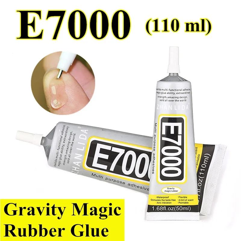 110ml E7000 Fully Transparent High Strength Liquid Rubber Glue for Metal Glass Stone Porcelain Wood Leather Fabric Nylon Sponge
110ml E7000 Fully Transparent High Strength Liquid Rubber Glue for Metal Glass Stone Porcelain Wood Leather Fabric Nylon Sponge