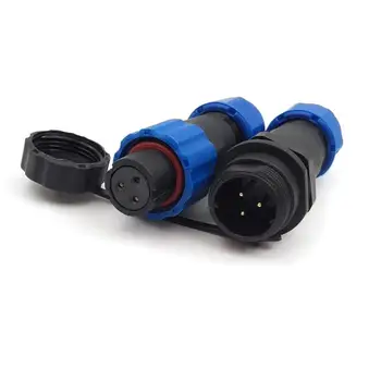 2set IP68 waterproof Female Plug + Docking Male Socket SP13 3 Pin Cable Mount LED industrial Outdoor Power Circular Connector
2set IP68 waterproof Female Plug + Docking Male Socket SP13 3 Pin Cable Mount LED industrial Outdoor Power Circular Connector