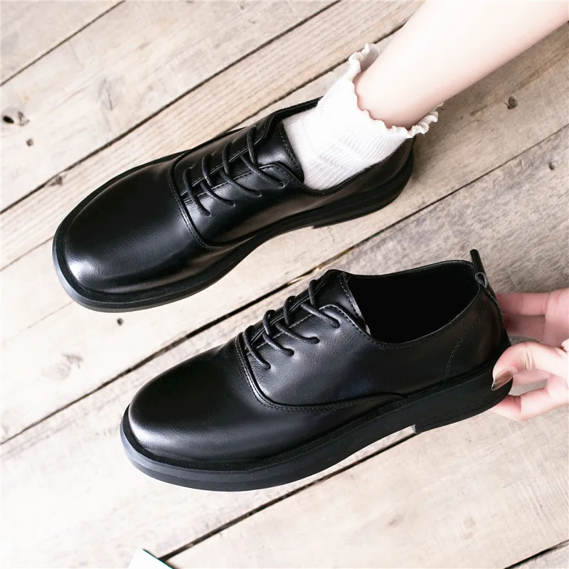England Small Leather Shoes Women's 2020 Spring New Style Versatile Flat Square Head Retro Bandage Cloth Deep Mouth Casual WOMEN
England Small Leather Shoes Women's 2020 Spring New Style Versatile Flat Square Head Retro Bandage Cloth Deep Mouth Casual WOMEN