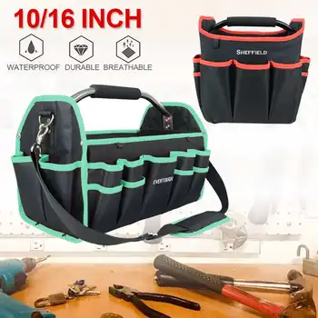 10 inch/16 inch Tool Storage Bag Hardware Screwdriver Spanner Pouch 600D Waterproof Oxord Cloth Toolkit
10 inch/16 inch Tool Storage Bag Hardware Screwdriver Spanner Pouch 600D Waterproof Oxord Cloth Toolkit