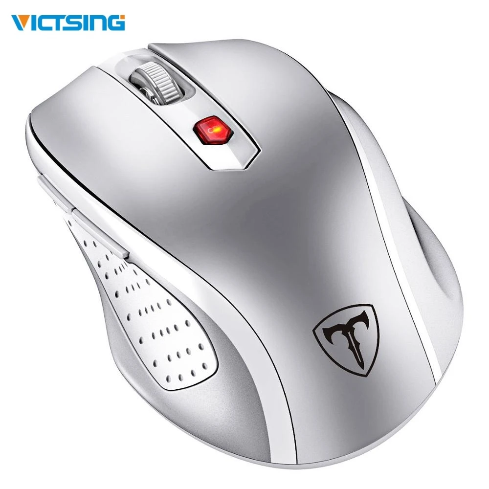 VicTsing 2400DPI Wireless Portable Mobile Mouse Optical Mice with USB Receiver 5 Adjustable DPI Level 6 Buttons for Notebook
VicTsing 2400DPI Wireless Portable Mobile Mouse Optical Mice with USB Receiver 5 Adjustable DPI Level 6 Buttons for Notebook
