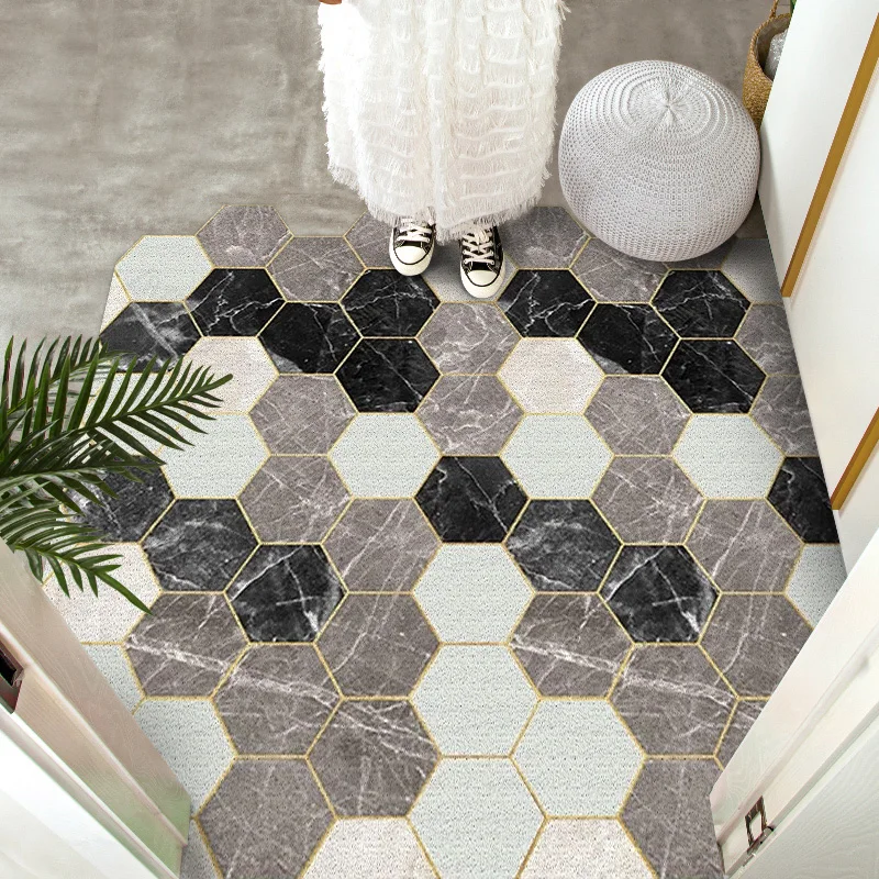 Hot Sale Nordic Doormat Living Room Bathroom Mat PVC Kitchen Mat Anti-slip Can Be Cut Hallway Doormat Custom Home Floor Carpet
Hot Sale Nordic Doormat Living Room Bathroom Mat PVC Kitchen Mat Anti-slip Can Be Cut Hallway Doormat Custom Home Floor Carpet