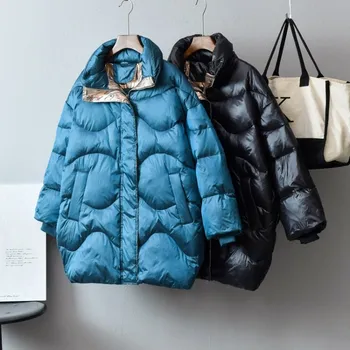 2019 Women Winter Long Coat Long Sleeve Loose Stand Collar Women Loose Thick Warm Long Coat Casaco Feminino Oversized Parkas
2019 Women Winter Long Coat Long Sleeve Loose Stand Collar Women Loose Thick Warm Long Coat Casaco Feminino Oversized Parkas