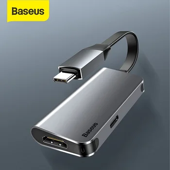 Baseus USB 3.0 Type C HUB to 4K HDMI HUB & PD Flash Charging USB C HUB Converter 3 Port USB for Type C USB Mobile Phone Tablets
Baseus USB 3.0 Type C HUB to 4K HDMI HUB & PD Flash Charging USB C HUB Converter 3 Port USB for Type C USB Mobile Phone Tablets