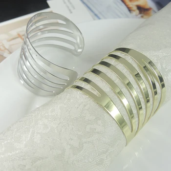 12 pieces of hotel wedding napkin buckle with simple back pattern, gold-plated silver back pattern napkin ring, napkin ring
12 pieces of hotel wedding napkin buckle with simple back pattern, gold-plated silver back pattern napkin ring, napkin ring
