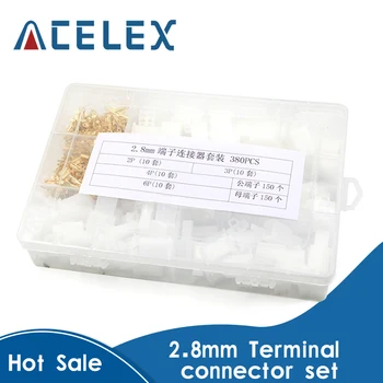 380pcs/set Auto Car Motorcycle 2.8mm 2 3 4 6 pin Electrical Wire Connector Terminal 
380pcs/set Auto Car Motorcycle 2.8mm 2 3 4 6 pin Electrical Wire Connector Terminal