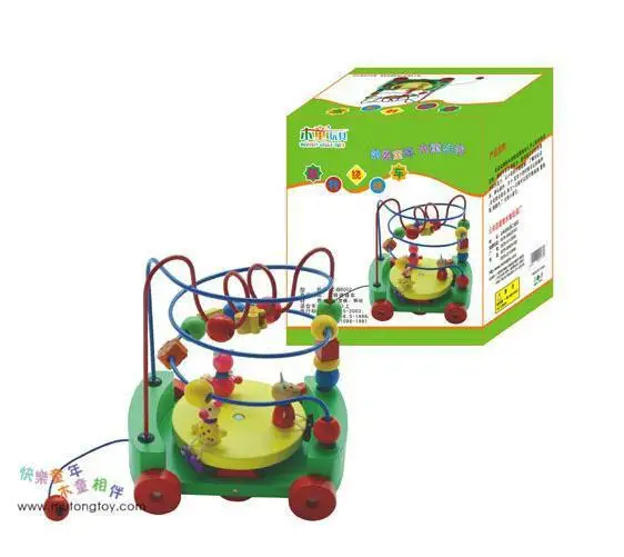 Bead-stringing Toy Toy Wooden Child Rotating Bead Maze Cart Early Education ENLIGHTEN Toy 8002
Bead-stringing Toy Toy Wooden Child Rotating Bead Maze Cart Early Education ENLIGHTEN Toy 8002