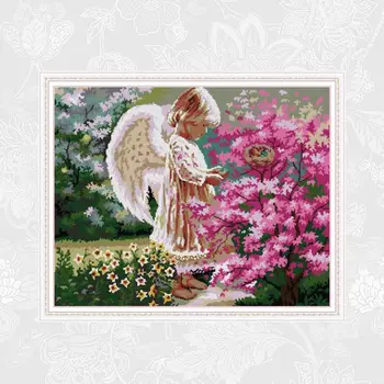 Needlework Counted Printed On Canvas 14CT 11CT Cross Stitch Schemes Embroidery Set Angel and Maple Leaf DIY Hand Made Crafts
Needlework Counted Printed On Canvas 14CT 11CT Cross Stitch Schemes Embroidery Set Angel and Maple Leaf DIY Hand Made Crafts