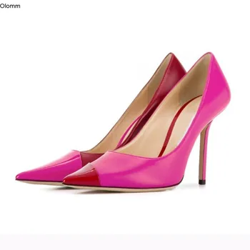 Olomm Handmade Women Pumps Stiletto Heels Pumps Pointed Toe Gorgeous Fuchsia White Apricot Party Shoes Women Plus US Size 4-13
Olomm Handmade Women Pumps Stiletto Heels Pumps Pointed Toe Gorgeous Fuchsia White Apricot Party Shoes Women Plus US Size 4-13