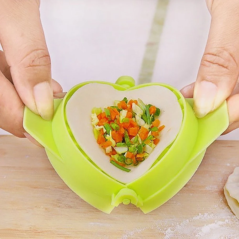 DIY Dumpling Maker Tool Easy Mold Crescent-Shaped Pinch Dumpling Clips Food-Grade PP Healthy For Kitchen Containers Accessoires
DIY Dumpling Maker Tool Easy Mold Crescent-Shaped Pinch Dumpling Clips Food-Grade PP Healthy For Kitchen Containers Accessoires