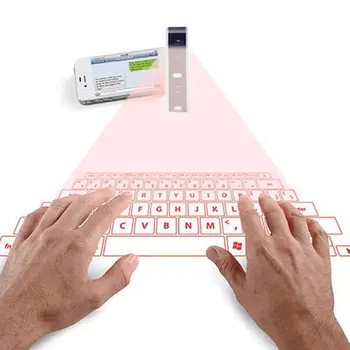 KB320 Wireless Laser Virtual Projection Keyboard Laser English QWERTY Keyboard Portable for Smart Phone Tablet PC
KB320 Wireless Laser Virtual Projection Keyboard Laser English QWERTY Keyboard Portable for Smart Phone Tablet PC