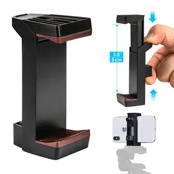 Cell Phone Tripod Mount Holder Head Clamp, Adjustable Clip Smartphone Adapter Avoid Lift for iPhone10 Pro 11 X XS/ Andriod Phone 
Cell Phone Tripod Mount Holder Head Clamp, Adjustable Clip Smartphone Adapter Avoid Lift for iPhone10 Pro 11 X XS/ Andriod Phone