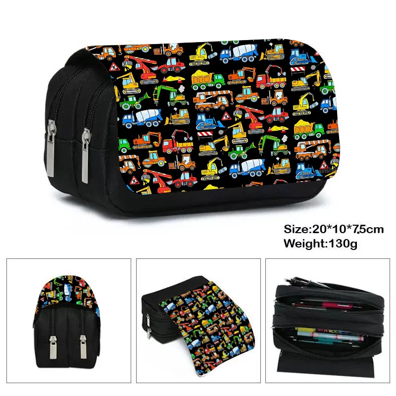 Cute Cartoon Excavator Crane Truck Cosmetic Case Pencil Bag Engineering Vehicle Pencil Box Kids Stationary Bag School Supplies
Cute Cartoon Excavator Crane Truck Cosmetic Case Pencil Bag Engineering Vehicle Pencil Box Kids Stationary Bag School Supplies