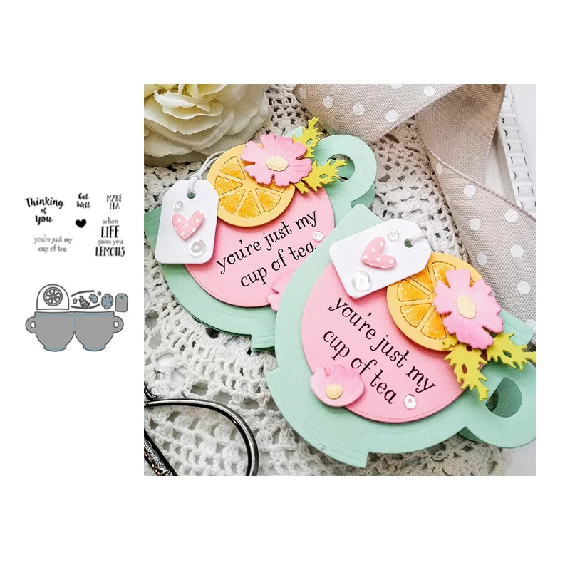 JC Metal Cutting Dies and Rubber Stamps Cup Lemon Letters Scrapbook Craft Dies Cut Stencil Card Making Album Sheet Decoration
JC Metal Cutting Dies and Rubber Stamps Cup Lemon Letters Scrapbook Craft Dies Cut Stencil Card Making Album Sheet Decoration
