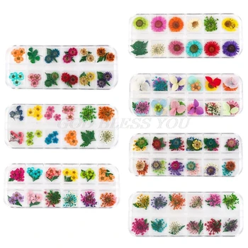 12Grid/Box Crystal Epoxy Filler Dry Flower Mixed Nail Stickers Decorations Resin Filling Material Craft Art Accessories
12Grid/Box Crystal Epoxy Filler Dry Flower Mixed Nail Stickers Decorations Resin Filling Material Craft Art Accessories
