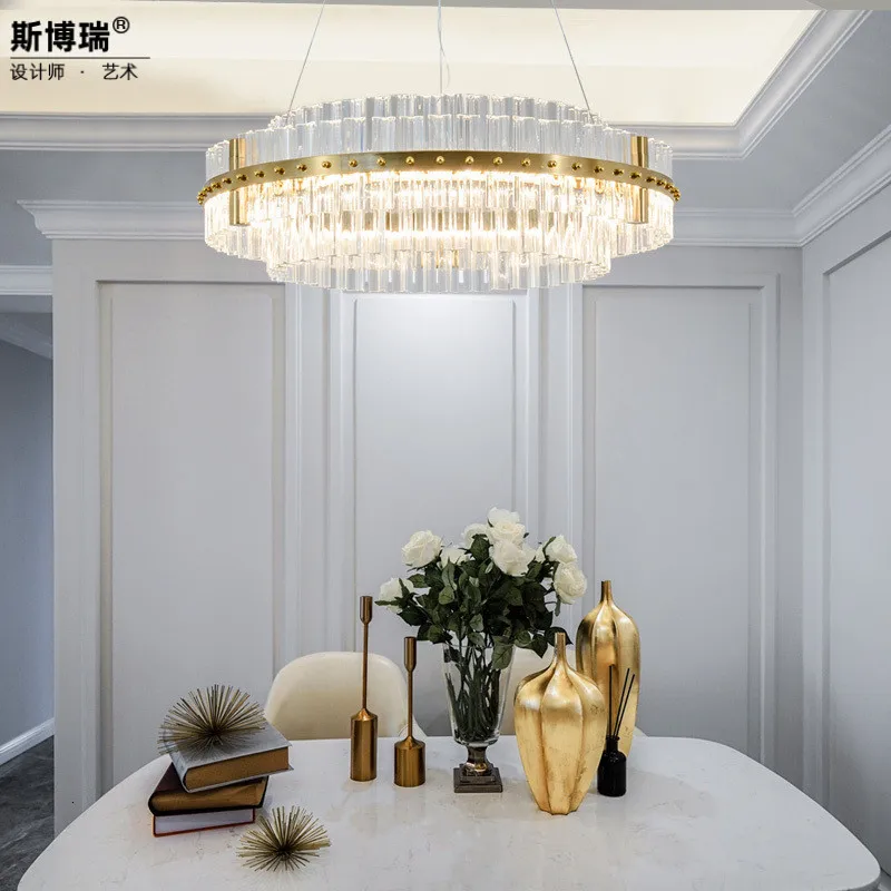 Crystal A Chandelier Post Modern Concise Personality Round Light Luxurious Originality Bedroom A Living Room Restaurant Lamp
Crystal A Chandelier Post Modern Concise Personality Round Light Luxurious Originality Bedroom A Living Room Restaurant Lamp