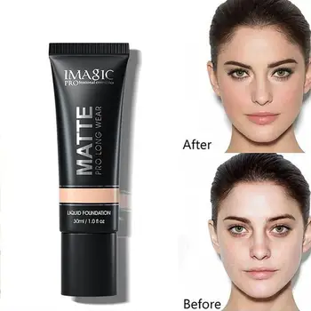 30ml Matte Liquid Foundation Natural Brightening Base oil Foundation control Cosmetic Waterproof Lasting Makeup Face Cream
30ml Matte Liquid Foundation Natural Brightening Base oil Foundation control Cosmetic Waterproof Lasting Makeup Face Cream