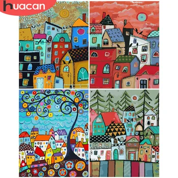 HUACAN DIY Pictures By Number House Kits Drawing On Canvas Painting By Numbers Scenery Hand Painted Paintings Home Decor
HUACAN DIY Pictures By Number House Kits Drawing On Canvas Painting By Numbers Scenery Hand Painted Paintings Home Decor