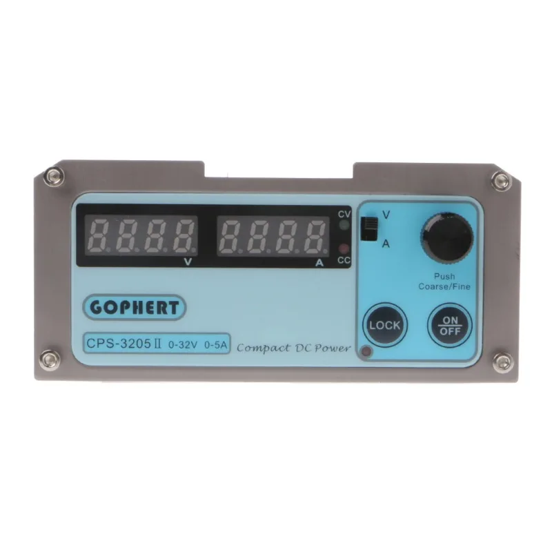 Новый CPS-3205 II 160W (110Vac/ 220Vac) 0-32V/0-5A, компактный цифровой Регулируемый источник питания постоянного тока
Новый CPS-3205 II 160W (110Vac/ 220Vac) 0-32V/0-5A, компактный цифровой Регулируемый источник питания постоянного тока