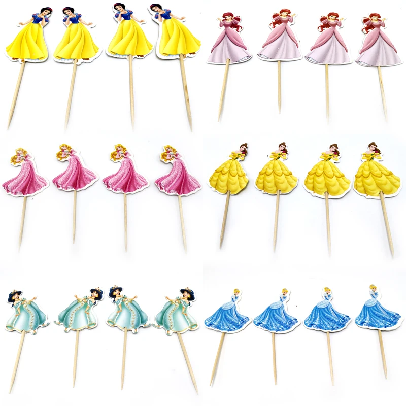 Snow White Princess Theme Happy Birthday Events Party Cake Topper Girls Favors Baby Shower Cupcake Toppers With Sticks 24pcs/lot 
Snow White Princess Theme Happy Birthday Events Party Cake Topper Girls Favors Baby Shower Cupcake Toppers With Sticks 24pcs/lot
