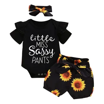 2020 Baby Clothes Rompers Bodysuit Tops Shorts Headband Outfits Set Letter Tops Print Shorts Headband
2020 Baby Clothes Rompers Bodysuit Tops Shorts Headband Outfits Set Letter Tops Print Shorts Headband
