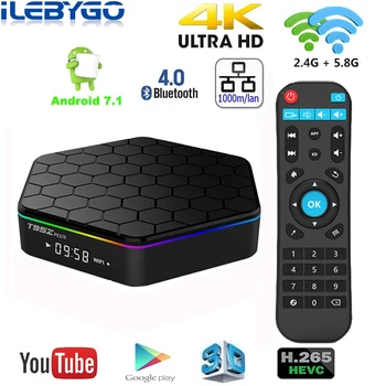T95Z Plus Smart Android TV BOX 3GB/32GB Amlogic S912 Octa Core Set Top BOX 2.4G/5GHz WiFi BT4.0 4K Youtobe Media Player
T95Z Plus Smart Android TV BOX 3GB/32GB Amlogic S912 Octa Core Set Top BOX 2.4G/5GHz WiFi BT4.0 4K Youtobe Media Player
