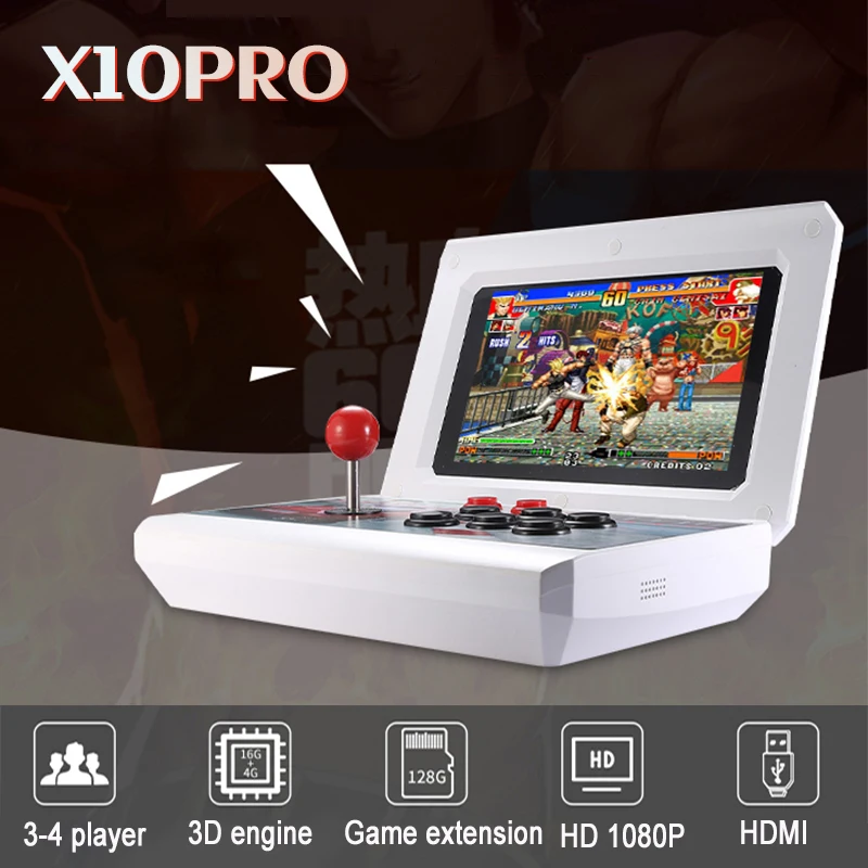 Portable Game Console X10Pro with 2500+ Games HDMI Output Video Game Player for TV/Monitor multiplayer Game Joystick Controller
Portable Game Console X10Pro with 2500+ Games HDMI Output Video Game Player for TV/Monitor multiplayer Game Joystick Controller
