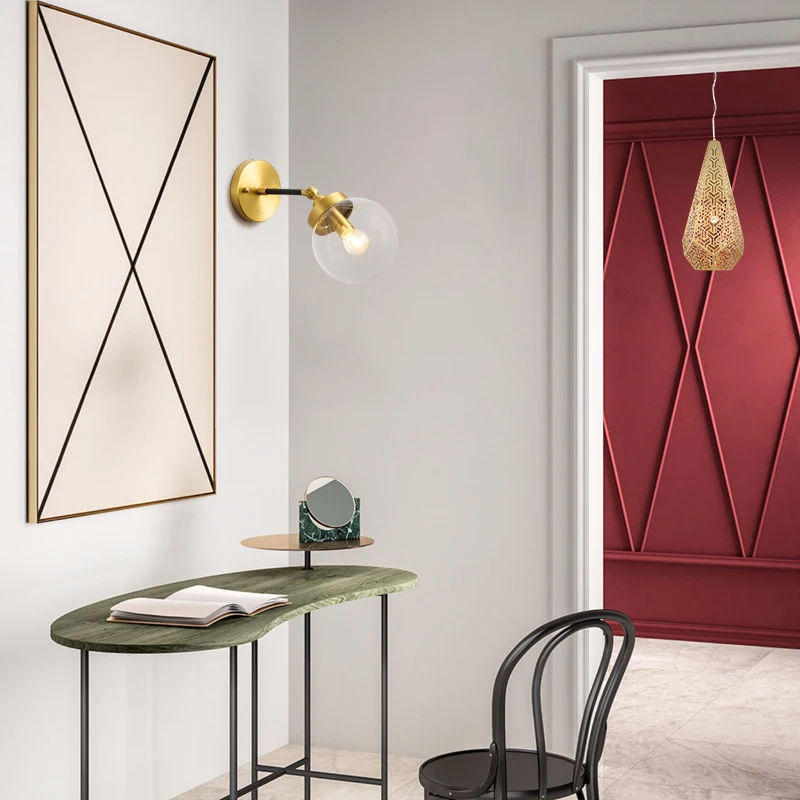 Postmodern retro style creative Nordic LED wall lamp Postgraduate retro style creative Nordic wall light Black Golden
Postmodern retro style creative Nordic LED wall lamp Postgraduate retro style creative Nordic wall light Black Golden
