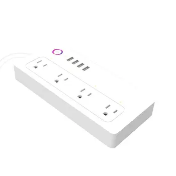 Smart Home Power Plug WIFI Socket Strip WiFi Timing Plug Power Strip 4 Ports Individual Wireless Remote Control
Smart Home Power Plug WIFI Socket Strip WiFi Timing Plug Power Strip 4 Ports Individual Wireless Remote Control