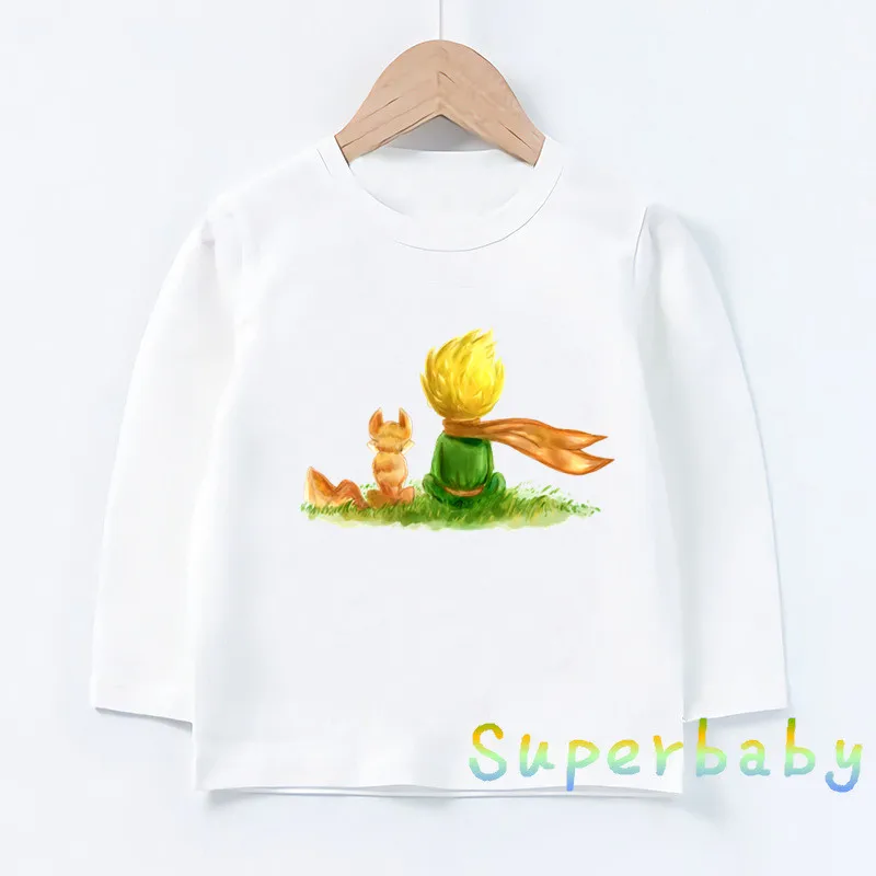 Детские футболки Little Prince с художественным принтом, повседневная забавная Одежда для мальчиков и девочек, футболка с длинным рукавом, детские топы
Детские футболки Little Prince с художественным принтом, повседневная забавная Одежда для мальчиков и девочек, футболка с длинным рукавом, детские топы