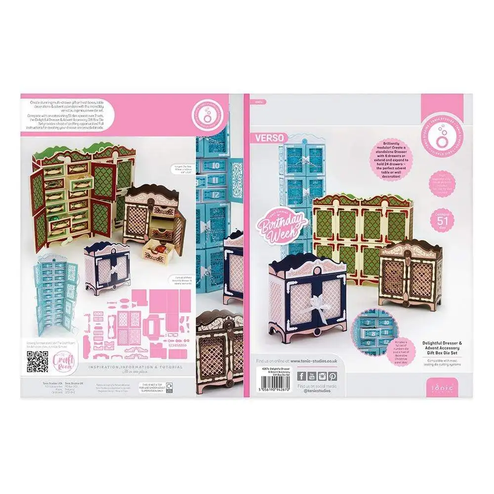 Delightful dresser gift box metal cutting dies cut die mold card Scrapbook paper craft knife mould blade punch stencils
Delightful dresser gift box metal cutting dies cut die mold card Scrapbook paper craft knife mould blade punch stencils
