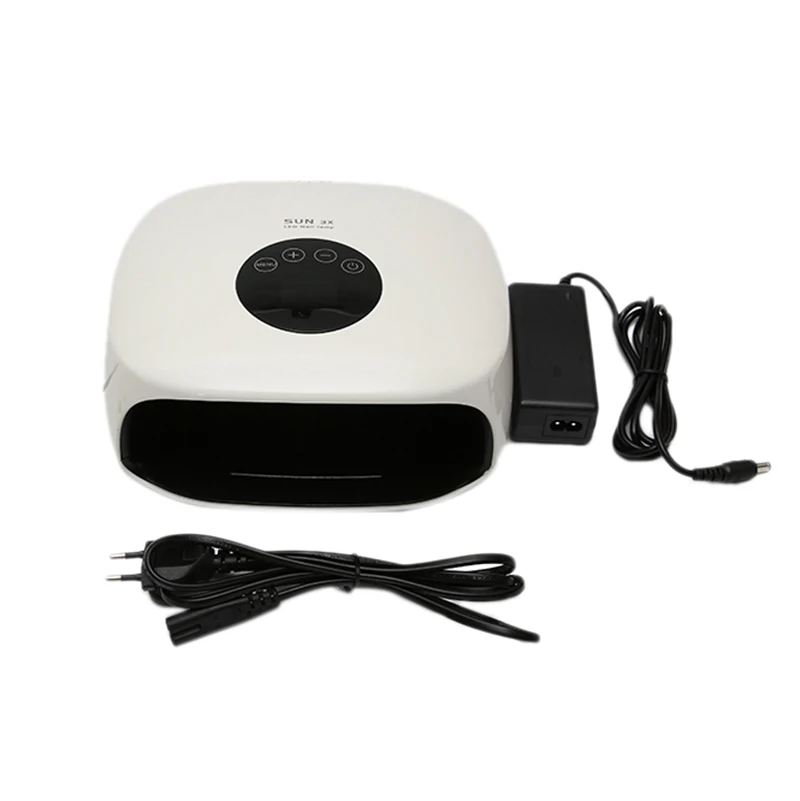 SUN 3X 48W Manicure Can Regulate Phototherapy Lamp Induction Nail Lamp 30 LED with LCD Display UV Dual Light Source Quick-Drying
SUN 3X 48W Manicure Can Regulate Phototherapy Lamp Induction Nail Lamp 30 LED with LCD Display UV Dual Light Source Quick-Drying