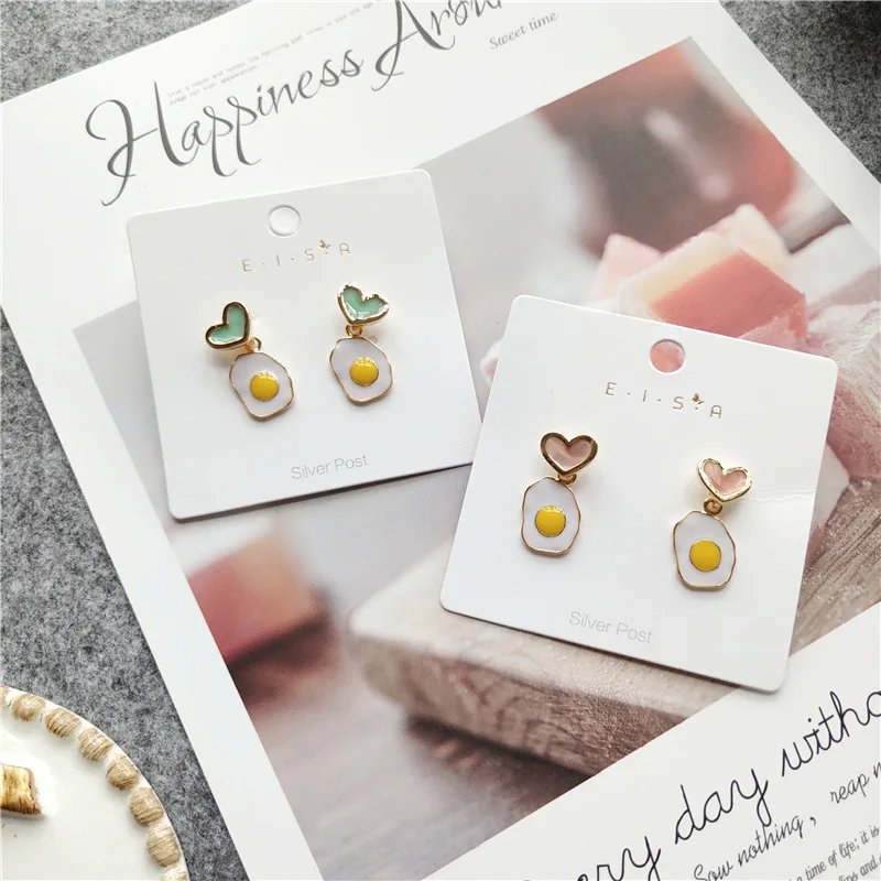 Korean Little Cute Fried Eggs Heart Anti-allergy Ins Sweet Simple Woman Girls Stud Earrings Fashion Jewelry Holiday-JQD5-W2
Korean Little Cute Fried Eggs Heart Anti-allergy Ins Sweet Simple Woman Girls Stud Earrings Fashion Jewelry Holiday-JQD5-W2