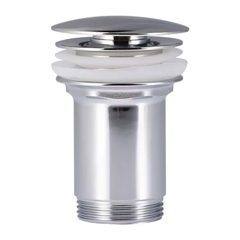 Basin Sink Waste Tap Plug Chrome Slotted Bathroom Push Pop Up Sprung With Overflow
Basin Sink Waste Tap Plug Chrome Slotted Bathroom Push Pop Up Sprung With Overflow