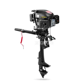 Boat Outboard Engine Air-cooling System Gasoline Fuel Four 4 strok 6.0HP Horsepower Outboard Motor For Inflatable Boat 3.75KW
